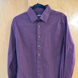 Express 1mx slim fit dress shirt